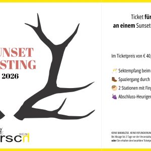 Einmal-Ticket für Sunset-Tasting 2026 freier Termin ohne Felder